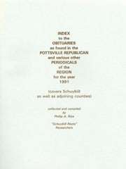 1991 Index to Obituaries