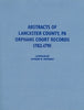 Abstracts of Lancaster County, PA Orphans Court Records 1782-1791