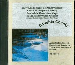 Scans of Twp. Warrantee Maps of Dauphin Co., PA