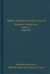 Trinity Lutheran Church Records, Vol. 1 (1730-1767)