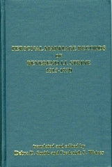 Personal Marriage Records of Rev. J.J. Strine