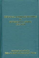 Personal Marriage Records of Rev. J.J. Strine