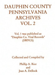 Dauphin County, Pennsylvania Archives, Vol. 2