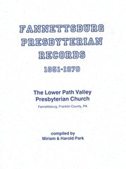 Fannettsburg Presbyterian Records, 1851-1970