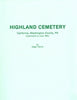 Highland Cemetery, Washington Co., PA