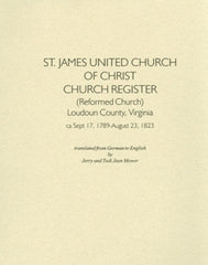 St. James United Church of Christ Church Register