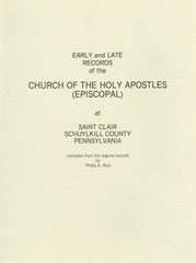 Early and Later Records of the Church of the Holy Apostles