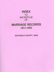 Ashtabula County [Ohio] Index to Microfilm of Marriage Returns