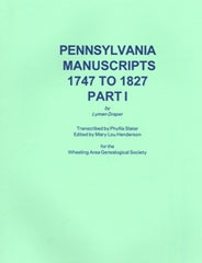 Pennsylvania Manuscripts, 1747-1827