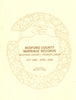 Bedford Co., PA Marriage Records, Oct. 1885 April 1890
