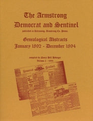 Armstrong Democrat & Sentinel Gen. Abs., Vol. 2