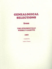 1887 Genealogical Selections from the Steubenville Weekly Gazette