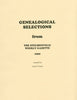 1890 Genealogical Selections from the Steubenville Weekly Gazette