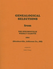 1891 Genealogical Selections from the Steubenville Weekly Gazette