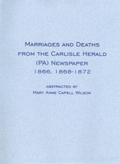 Marriages and Deaths from the Carlisle Herald Newspaper