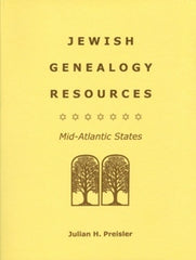 Jewish Genealogy Resources-Mid-Atlantic States