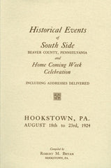 Historical Events of South Side, Beaver County, PA
