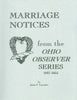 Marriage Notices from the Ohio Observer Series
