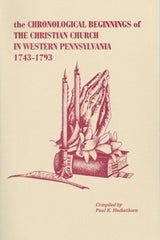 Chronological Beginnings of the Christian Church in Western PA