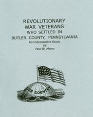 Revolutionary War Veterans Who Settled in Butler, PA