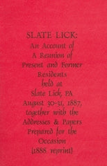 Slate Lick: An Account of A Reunion