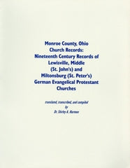 Monroe County, Ohio Church Records