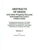 Abstracts of Deeds and Other Property Rec., Northampton Co., PA, Vol. 2