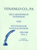 Venango Co., PA Declarations of Intention and...