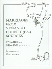 Marriages from Venango County Sources