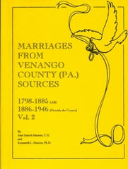 Marriages from Venango County, PA Sources, Vol. 2