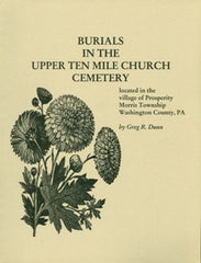 Burials in the Upper Ten Mile Church Cemetery