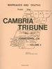 Marriages and Deaths from Cambria Tribune, Vol. III (1866-1875)