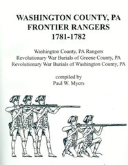 Washington County, PA Frontier Rangers, 1781-1782