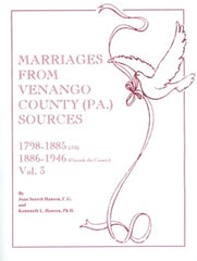 Marriages from Venango County, PA Sources, Vol. 3