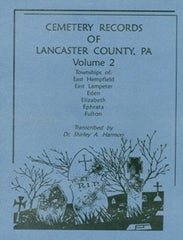 Cemeteries of Lancaster Co., PA, Vol. 2
