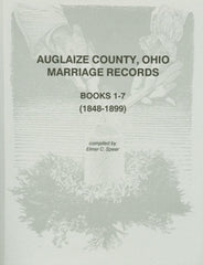Auglaize County Marriage Records, Books 1-7