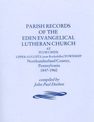 Parish Records of the Eden Evangelical Lutheran Church