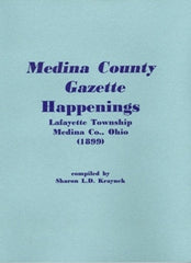 1899 Medina County Gazette Happenings
