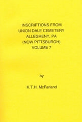Inscriptions from Union Dale Cemetery, Vol. 7