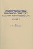 Inscriptions from Highwood Cemetery, Vol. II