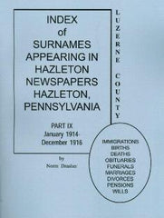 Index of Surnames Appearing in Hazleton Newspapers, Hazleton, PA, Part IX