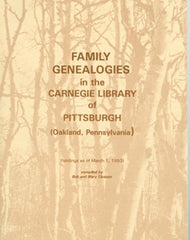 Family Genealogies in the Carnegie Library