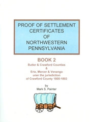 Proof of Settlement Certificates of NW PA, Bk 2