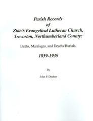 Parish Records of Zion’s Evang. Luth. Church
