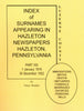 Index of Surnames Appearing in Hazleton Newspapers, Hazleton, PA, Part XIII